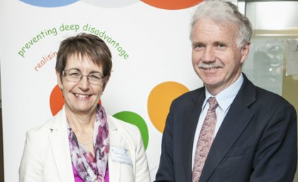 Life Course Centre Director Professor Janeen Baxter and Australian Research Council Chief Executive Officer Professor Aidan Byrne Life Course Centre Director Professor Janeen Baxter and Australian Research Council Chief Executive Officer Professor Aidan Byrne